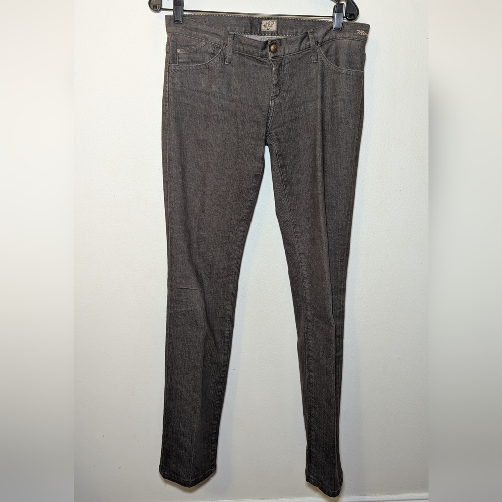 Goldsign Misfit Skinny Jeans Dark Gray Women's Size 28